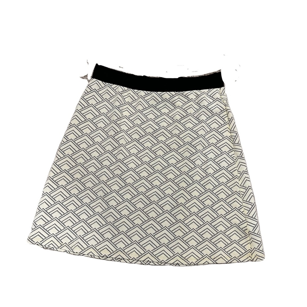 TRENDY Cream & Black Skirt